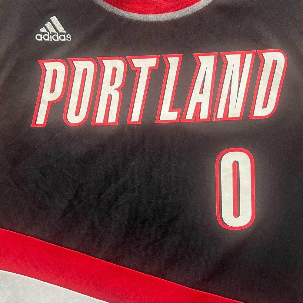 Adidas Portland Trail Blazers Damian Lillard Jersey Men’s Medium NBA Basketball - Picture 5 of 8